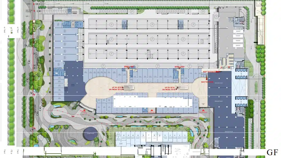 CRC the Flagship Ground Level map